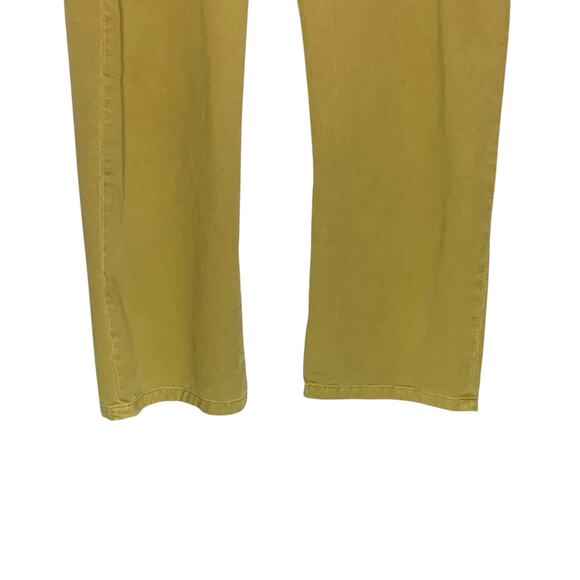 Zara M Chino Trouser Pants Wide Leg Straight Tan Baggy Skater Streetwear - Picture 5 of 11